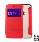 Книжки Чехол книжка с окошком красный для iPhone7 Plus