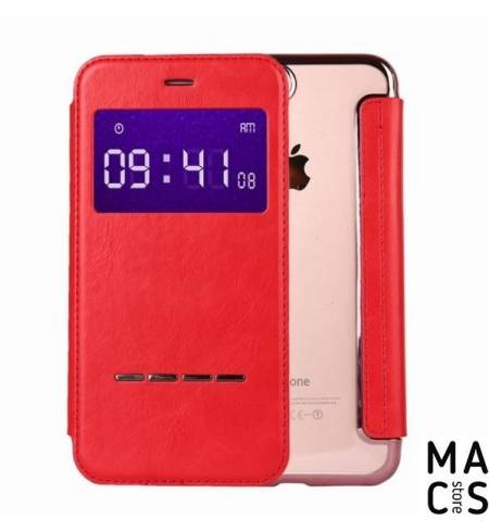 Книжки Чехол книжка с окошком красный для iPhone7 Plus
