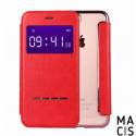 Книжки Чохол книжка з віконцем червоний для iPhone7 Plus