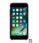 Чехол эко-кожа темно-синий Apple Logo для iPhone7 Plus