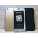 Чехол накладка пластик+стекло черный IPAKY для iPhone7