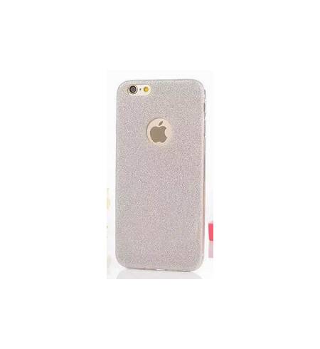 Чехол TPU серебряный Блестки Logo Remax для iPhone7Plus