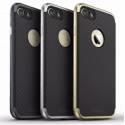 Чехол накладка Carbon бампер серебро IPAKY для iPhone7