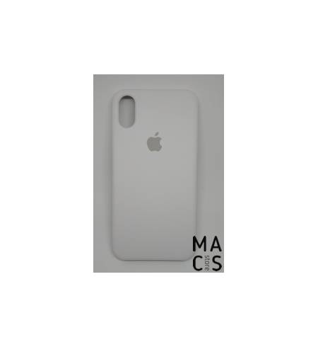 Чехол TPU белый Apple Logo для iPhoneX