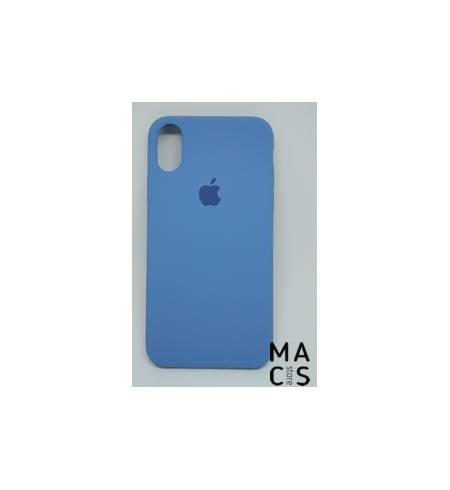 Чехол TPU лазурный Apple Logo для iPhoneX