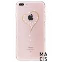 Чохол ТРU прозорий Серце камінчика для iPhone8Plus