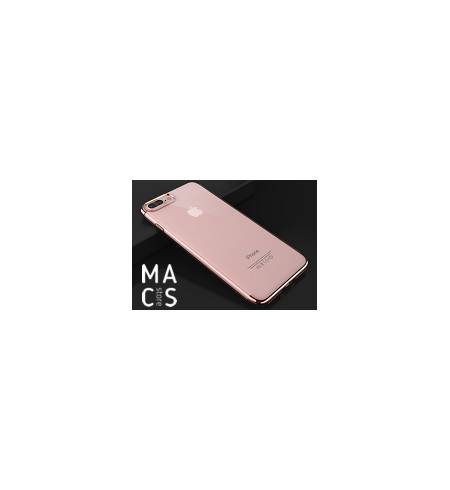 Чехол TPU прозрачный бампер розовое золото для iPhoneХ