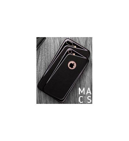 Чехол кожа/пластик черный Logo для iPhone7