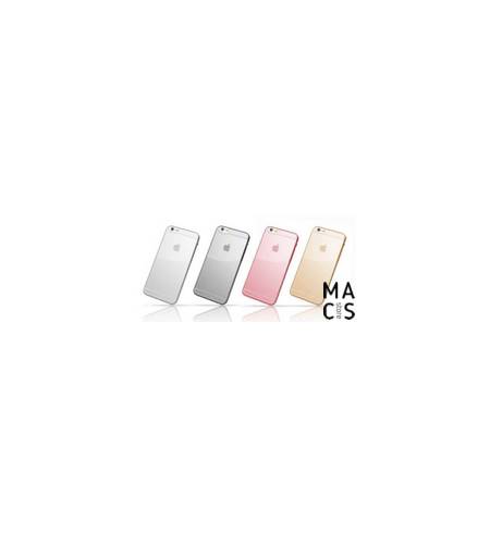 Силиконовые Чехол ТРU прозрачный золотой G-Case для iPhone8