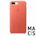 Оригінальний чохол Leather Case Apple Geranium (MQ5H2) для iPhone8Plus/7Plus (помаранчевий)