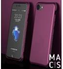Чехол TPU софт фиолетовый бампер камни для iPhone8Plus