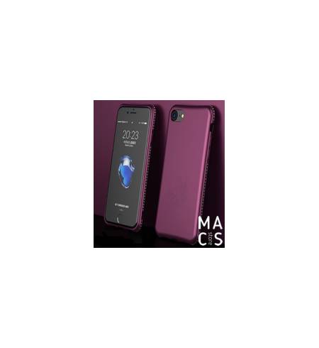 Чехол TPU софт фиолетовый бампер камни для iPhone8Plus