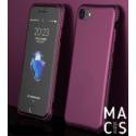 Чохол TPU софт фіолетовий бампер каміння для iPhone8Plus