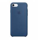 Чехол TPU синий Apple Logo для iPhone8Plus