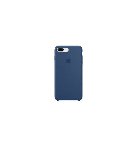 Чехол TPU синий кобальт Apple Logo для iPhone8Plus
