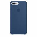 Чохол TPU синій кобальт Apple Logo для iPhone8Plus