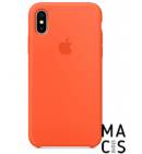 Оригинальный чехол Silicone Case Apple Spicy Orange (MR6F2) для iPhone Х (оранжевый)