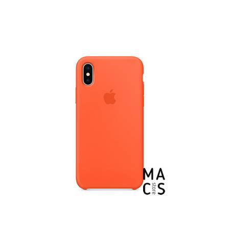 Оригинальный чехол Silicone Case Apple Spicy Orange (MR6F2) для iPhone Х (оранжевый)