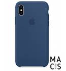 Чехол TPU синий кобальт Apple Copy для iPhoneX