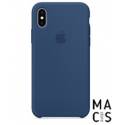 Чехол TPU синий кобальт Apple Copy для iPhoneX