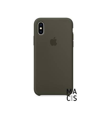 Чехол TPU темно-оливковый Apple Copy для iPhoneX
