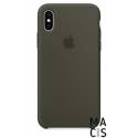 Чехол TPU темно-оливковый Apple Copy для iPhoneX