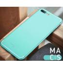 Чехол TPU пластик голубой матовый для iPhone8