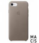 Оригинальный чехол Leather Case Apple Taupe (MQH62) для iPhone8 (серый)
