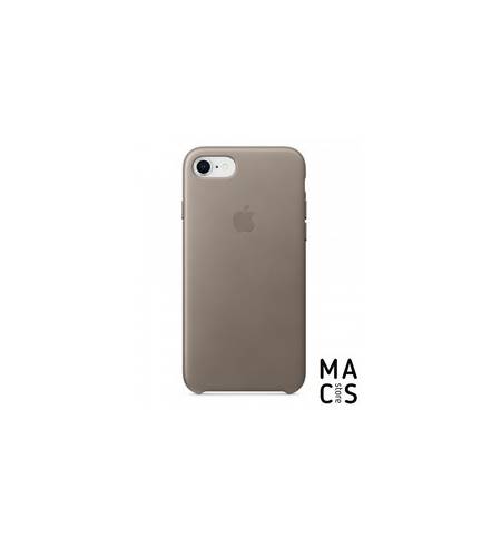 Оригинальный чехол Leather Case Apple Taupe (MQH62) для iPhone8 (серый)