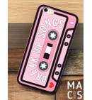 Чехол силиконовый розовый Касета для iPhone8