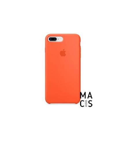 Чехол TPU оранжевый Apple Logo для iPhone8Plus