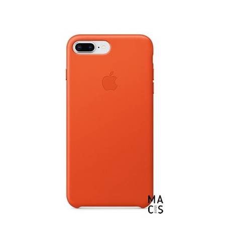 Чехол кожа ярко-оранжевый Original Apple для iPhone8Plus