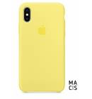 Оригинальный чехол Silicone Case Apple Lemonade (MRG32) для iPhoneХ лимонадный