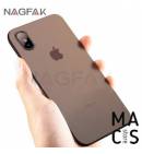 Пластиковые Чехол NAGFAK пластик черный матовый для iPhoneX
