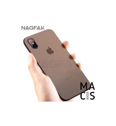 Пластиковые Чехол NAGFAK пластик черный матовый для iPhoneX