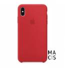 Силиконовый чехол Apple Silicone Case (PRODUCT) RED (MRWH2) для iPhone XS Max (красный)