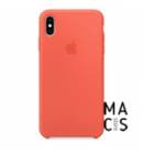 Силиконовый чехол Apple Silicone Case Nectarine (MTFF2) для iPhone XS Max (спелый нектарин)