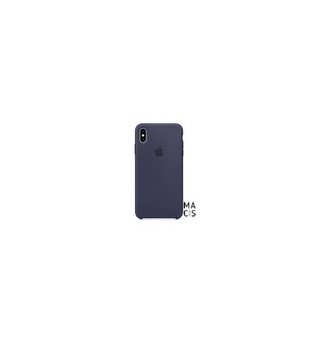 Силиконовый чехол Apple Silicone Case Midnight Blue (MRWG2) для iPhone XS Max (темно-синий)