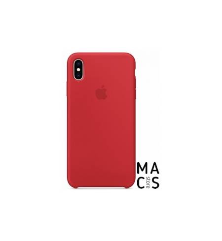 Чехол TPU красный Apple Logo для iPhone XS Max