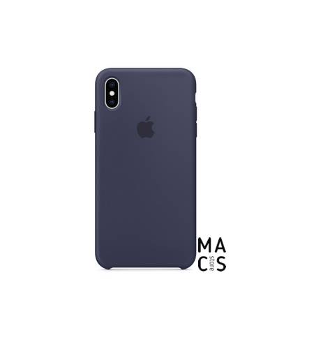 Чохол TPU темно-синій Apple Logo для iPhone XS Max