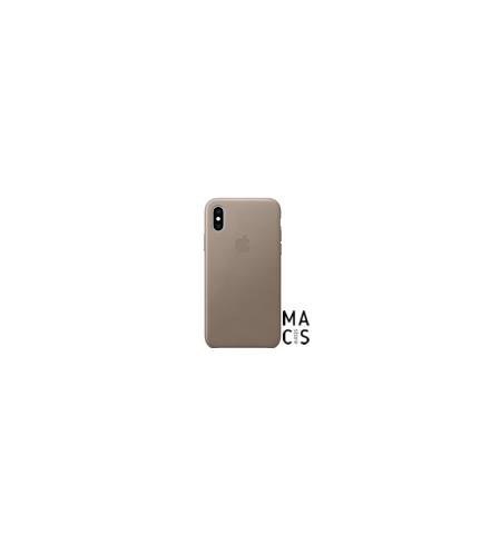 Чехол TPU серый Apple Logo для iPhone XS Max