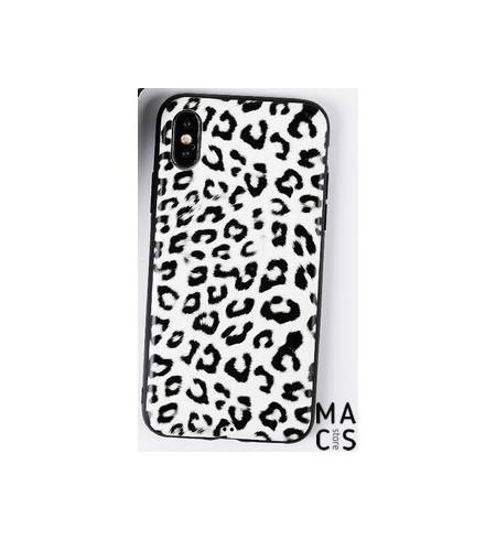 Чехол TPU белый леопард для iPhone8