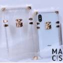 Чохол TPU прозорий бежевий для iPhone ХS