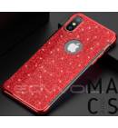 Чехол бампер TPU пластик красный блеск для iPhone XS