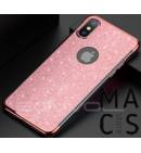 Чехол бампер TPU пластик розовое золото блеск для iPhone XS Max