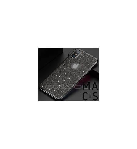 Чехол бампер TPU пластик черный блеск для iPhone XS