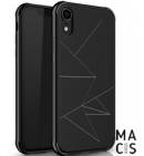 Чехол TPU магнитный черный Абстракция для iPhoneXS MAX