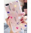 Чехол TPU силикон прозрачный цветы для iPhone XS MAX
