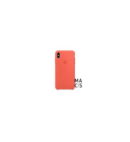 Чехол TPU Спелый нектарин Apple Logo для iPhone XR