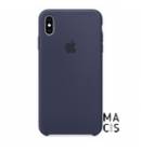 Чехол TPU Темно-синий Apple Logo для iPhone XR